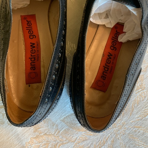 Andrew Geller Black Leather Flats - Picture 7 of 7